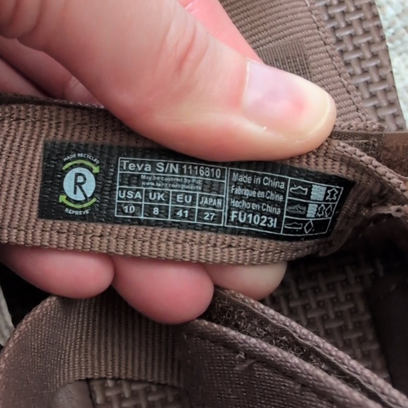 Teva Flatform Mevia Sandals in Acorn - Picture 6 of 6